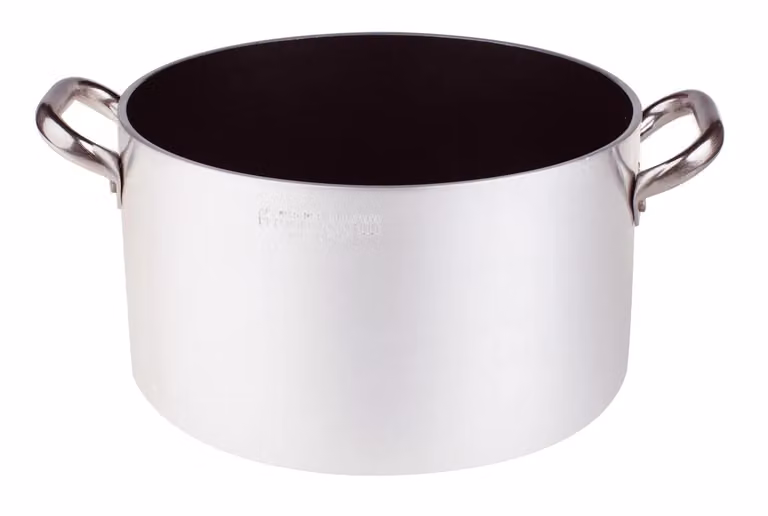Casseruola Alta in alluminio antiaderente 5mm, due maniglie, diam. 20cm