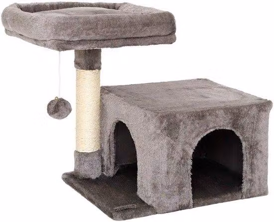 Famanu Krabton per gatti - Tiragraffi per gatti di grossa taglia - Grigio scuro