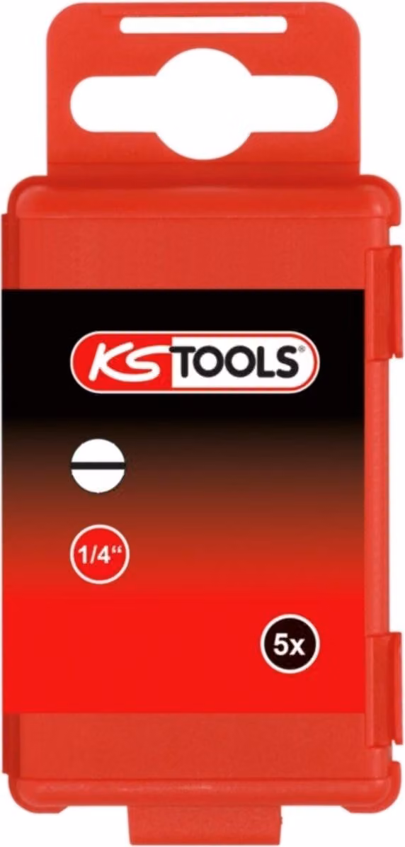 KS TOOLS 1/4" TORSIONpower bit asolato 75 mm 4 mm 5-pack - 918.3356