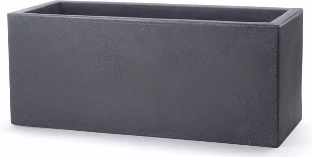 Vaso 100x40x40cm in Resina Tulli Schio Cassa Essential 100 Antracite