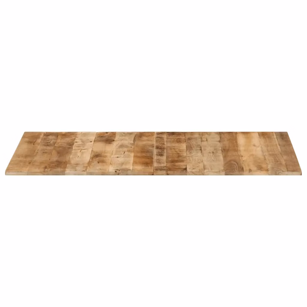 Piano per tavolo o scrivania in legno massello di mango marrone L: 120 cm, P: 60 cm – 2