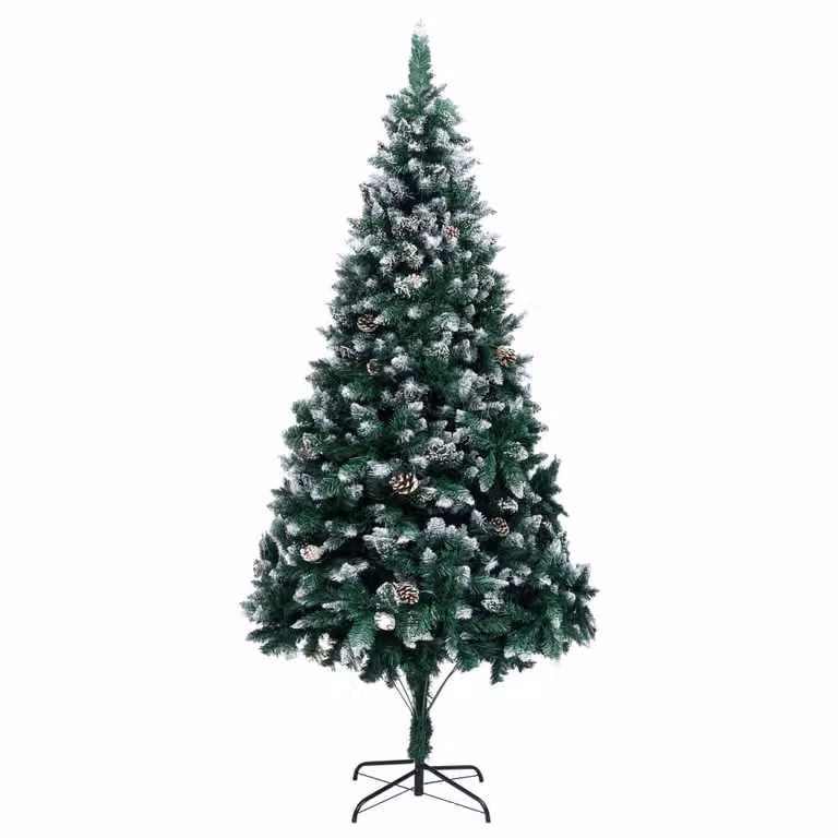 Maison Exclusive - Albero di Natale artificiale con pigne e neve, 240 cm