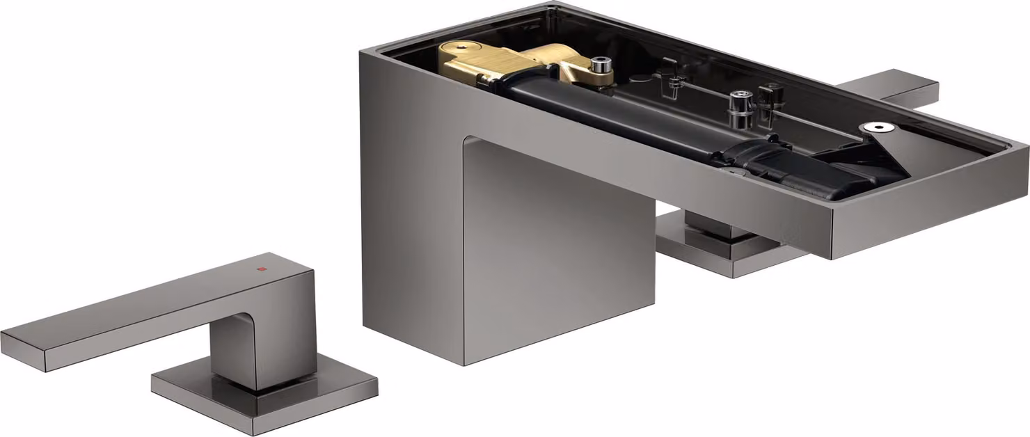hansgrohe AXOR MyEdition Mélangeur lavabo 3 trous 70 avec vidage à ouverture rapide, sans plaque, 47052330, 47052330