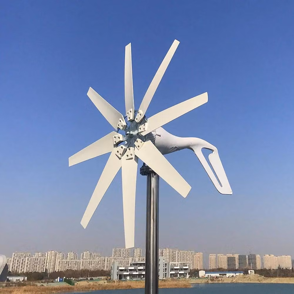 Turbina eolica - Turbina eolica - Generatore eolico - Energia eolica - Asse orizzontale - 3000W - 48V