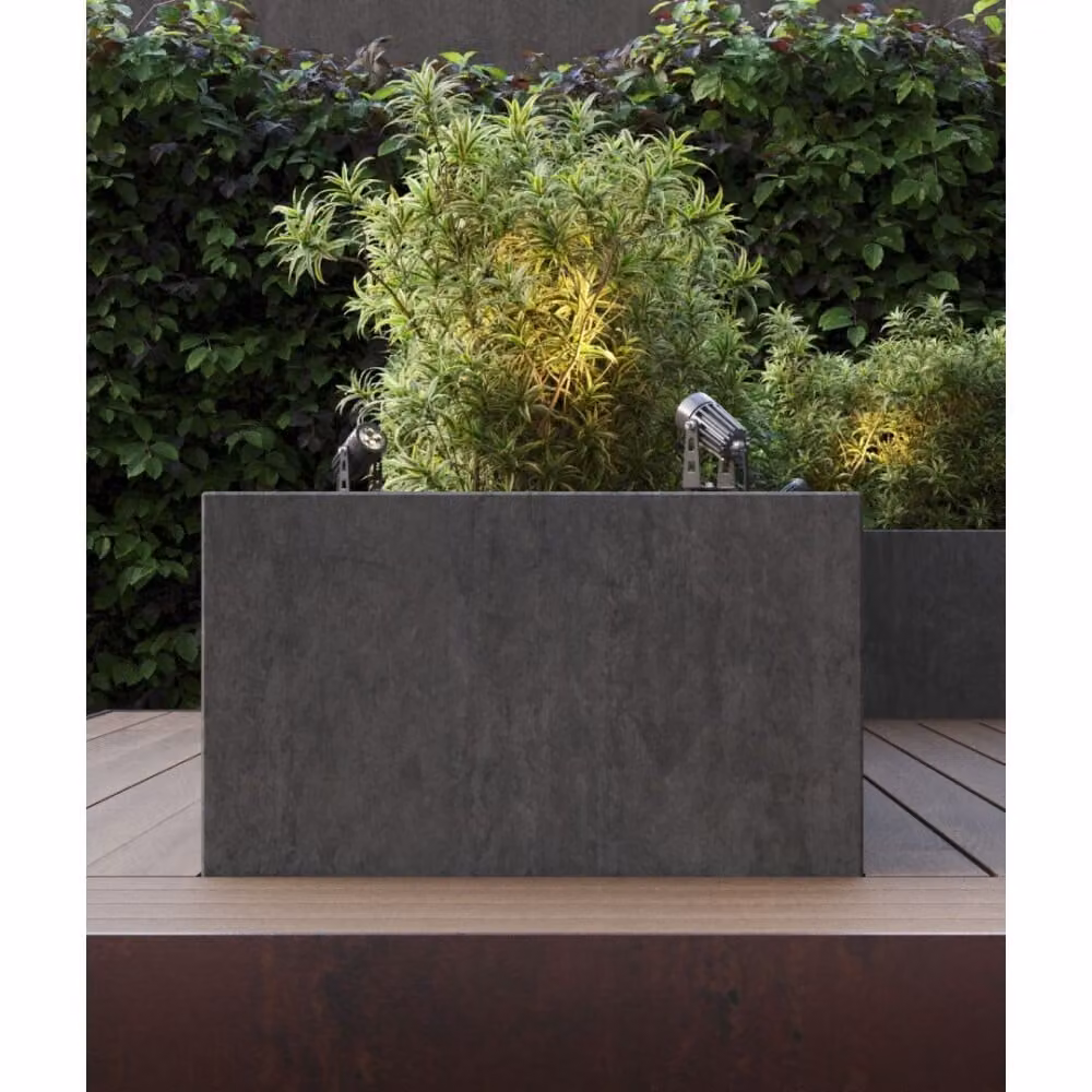 Faro a led a picchetto ZAS rotondo 3W IP65 colore Corten Beneito faure