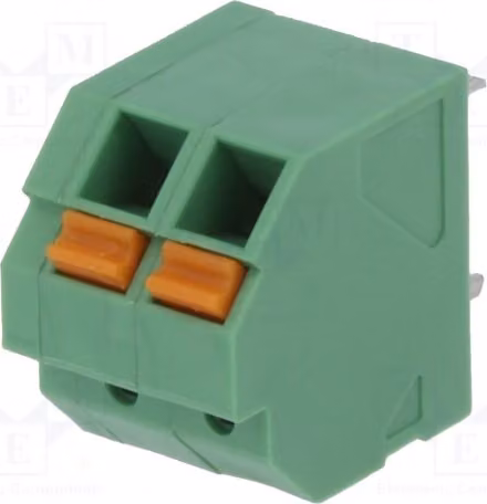 2 profilati di contatto per DG246-3.81-02P-14-00AH, adatti per percorsi angolati: 2, 3,81 mm