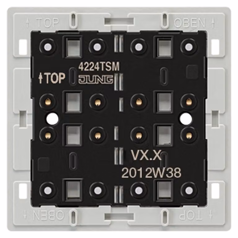 Modulo pulsante Jung a 2 ingressi 24V AC/DC 20mA 4224 TSM