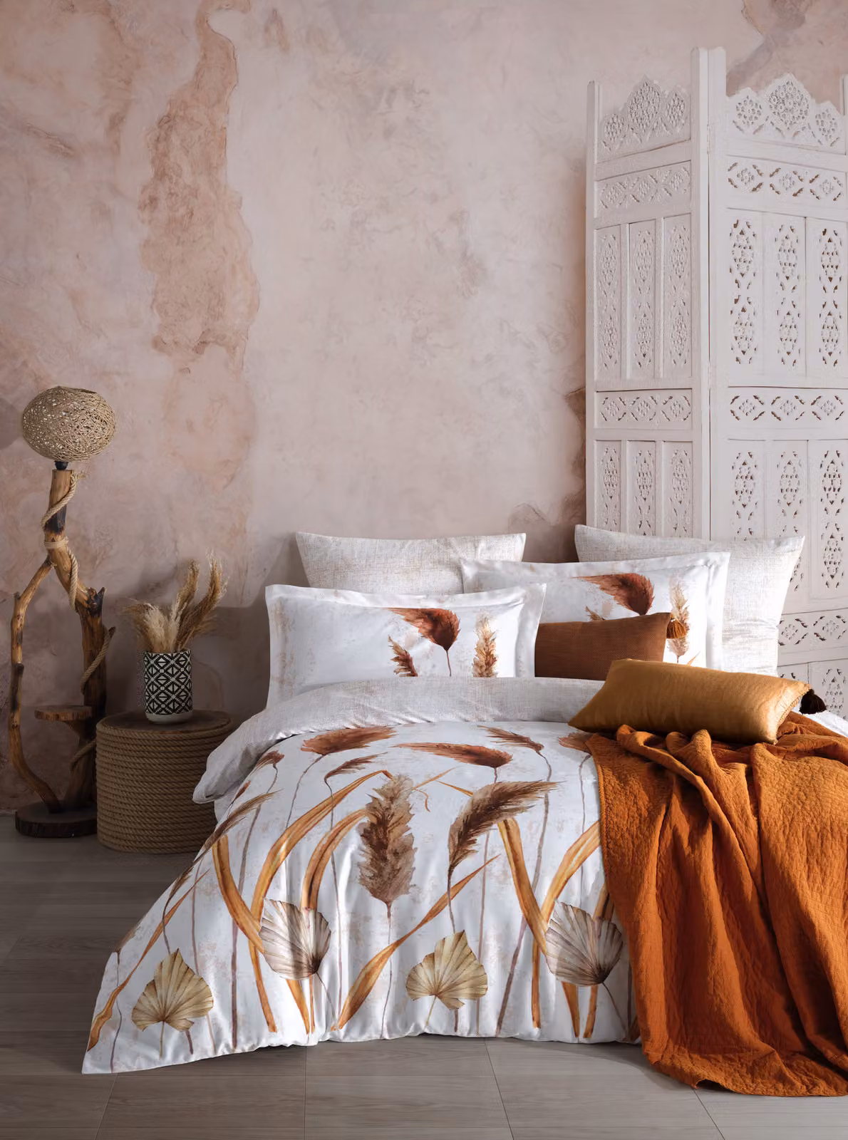 Set biancheria da letto - 1 copripiumino 220 x 240 cm + 2 federe 60 x 60 cm - 100% raso di cotone - Bianco