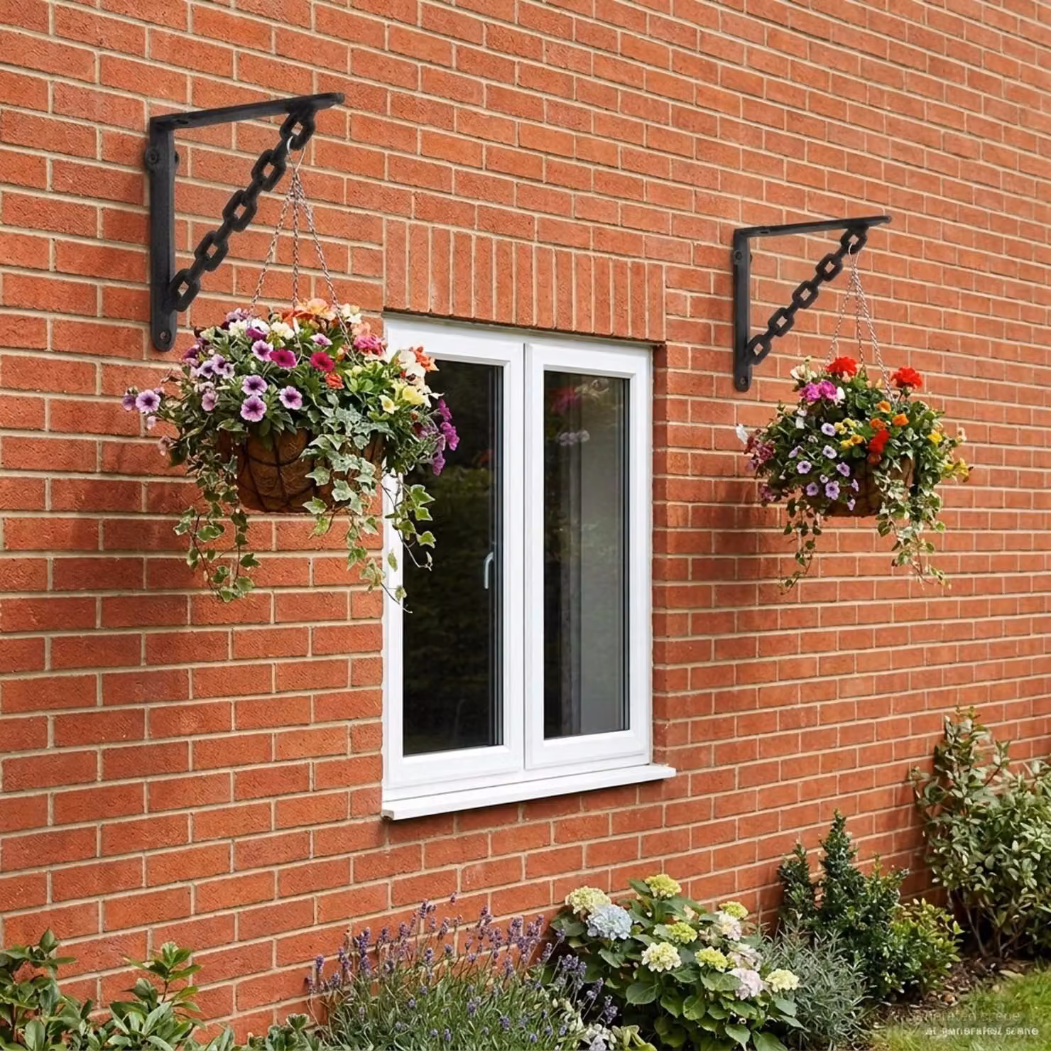 vidaXL Supporti per mensole da parete in acciaio, 2 pezzi, Nero, L/P/H: 14,5 x 14,5 x 3 cm