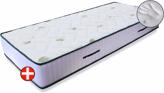 Materasso Singolo in Memory Foam Anatomico ITALYMATERASSI Bianco L 90 cm x P 190 cm x H 17 cm