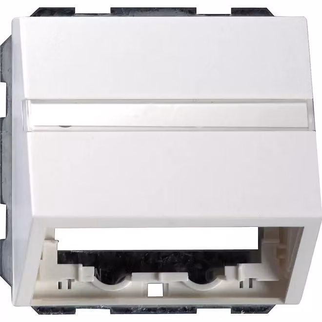 Gira 0870112 Copertura dati BSF con anello di supporto per interruttore a pulsante, bianco puro