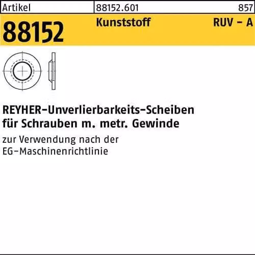 Dischi Reyher RUV, scatola 8 8,2x16,2x1,6 881526010080000 (100 pezzi)