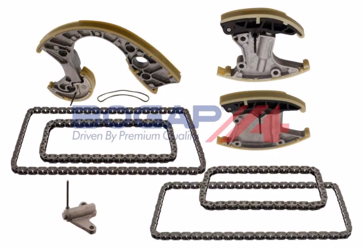 BOGAP A1328236 Kit catena di distribuzione - Catena di distribuzione per VW Touareg (7LA, 7L6, 7L7) Touareg (7P5, 7P6) Phaeton (3D1, 3D2, 3D3, 3D4, 3D6, 3D7, 3D8, 3D9)