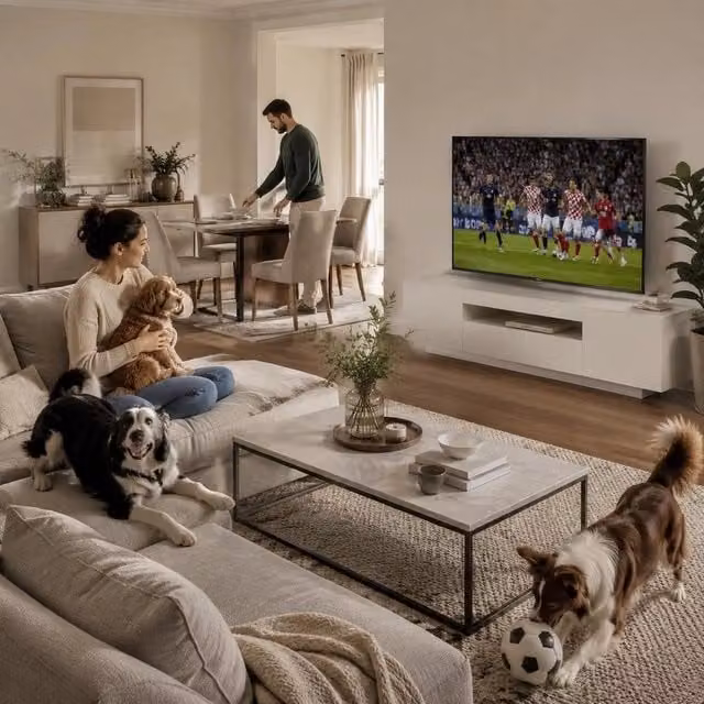 TV Cabinet With LED Lights White 160x35x40 Cm