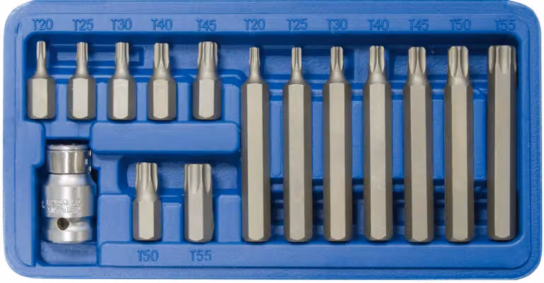Set di profili a T in acciaio SW da 15 pezzi 04420L
