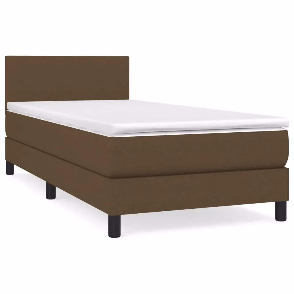 Letto Ibrido con Giroletto a Molle e Materasso vidaXL, Marrone e Bianco, L/P/H: 80 x 200 x 203 cm – 2