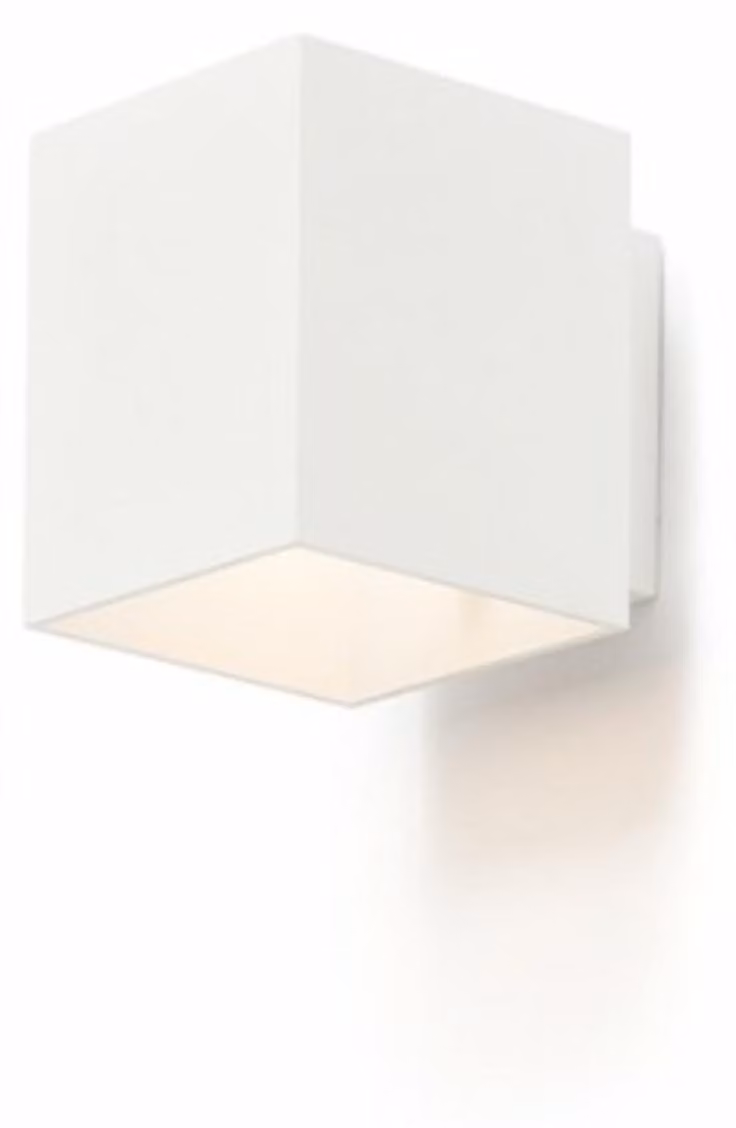 TRIP SQ lampada da parete bianco opaco 230V LED G9 5W