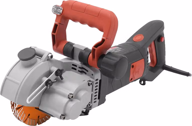 Fresatrice a muro, potenza 4800W, velocità 6200RPM, rosso