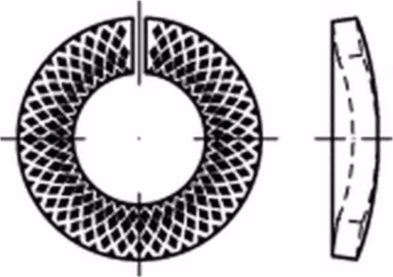 Anelli di chiusura Reyher VSK 88130, FVSK 6 flZnnc 881300300060000 (2000 pezzi)