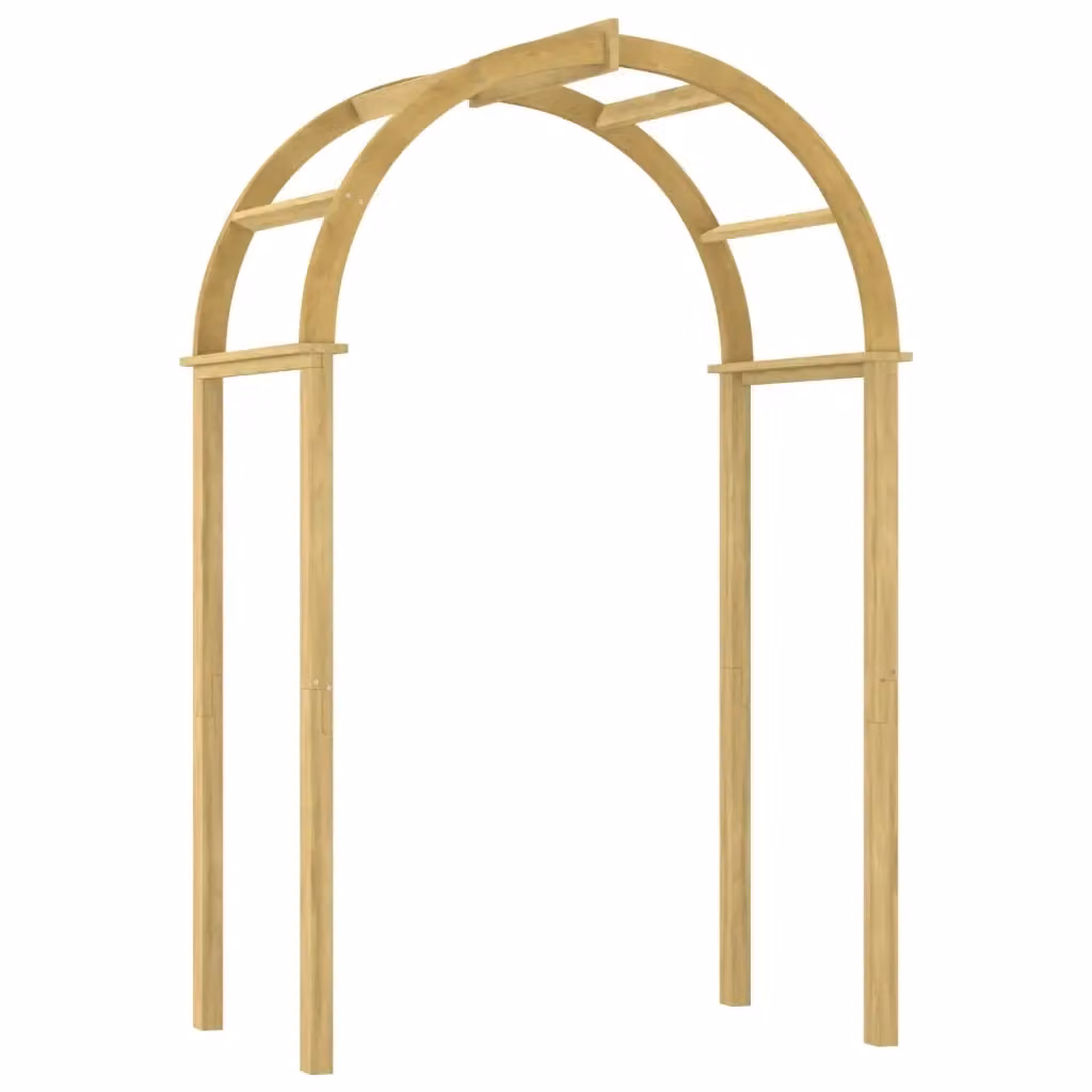 Arco da giardino ornamentale vidaXL in legno verde e beige L: 141 cm, P: 97 cm, H: 243 cm – 2