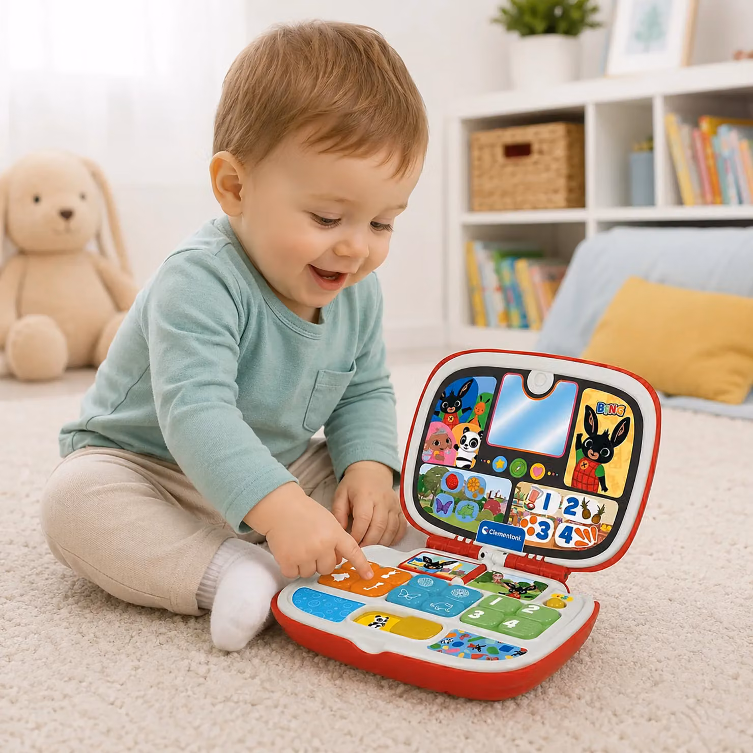 Clementoni Bing! Il Mio Primo Computer Educativo Interattivo Multicolore per lo Sviluppo Cognitivo, Logico e Linguistico – 2