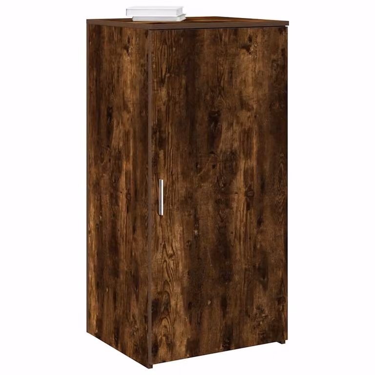 Mobile Portaoggetti vidaXL Moderno in Rovere Fumo, L: 50 cm, P: 45 cm, H: 103,5 cm