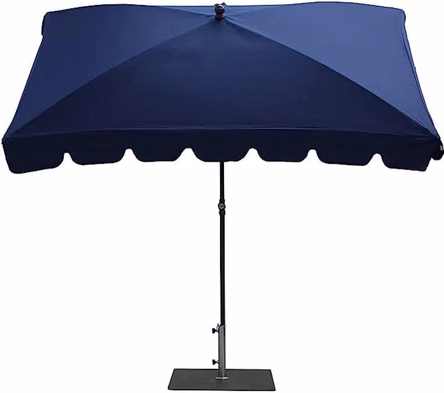 Ombrellone palo centrale Allegro Made in Italy - 150 x 240 cm - blu
