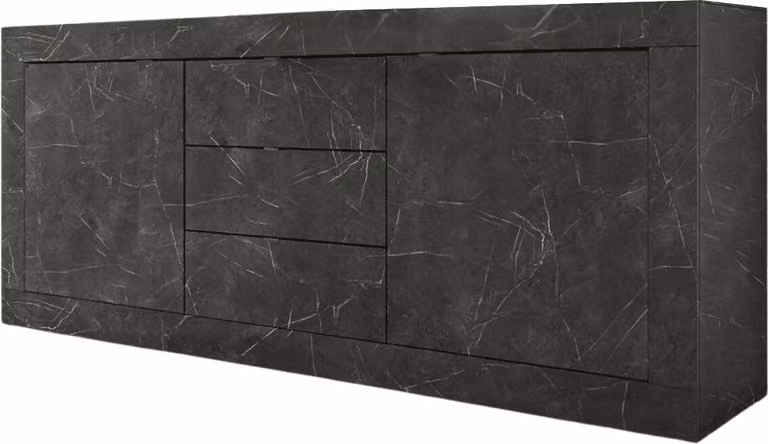 Calicosy - Buffet 2 porte 3 cassetti L210 cm - Iniziale