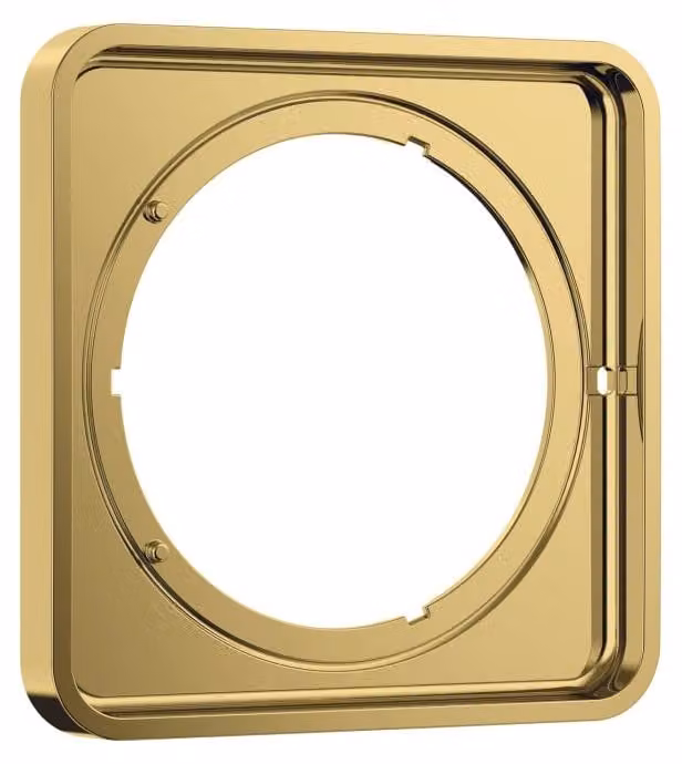 hansgrohe rosone di prolunga AXOR iBox Uni. 2 5 mm, softsquare, Ottica oro lucido