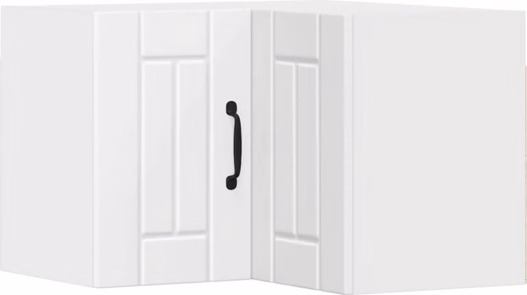 Mobile angolare per parete LUCCA Bianco 57 x 57 x 40 cm