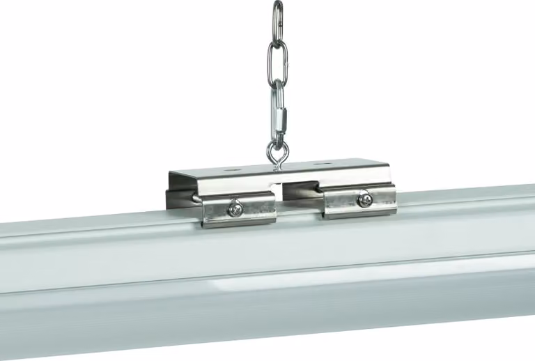 Set di sospensioni a prova di palla DOTLUX per l'illuminazione LED dei padiglioni HALLprotect
