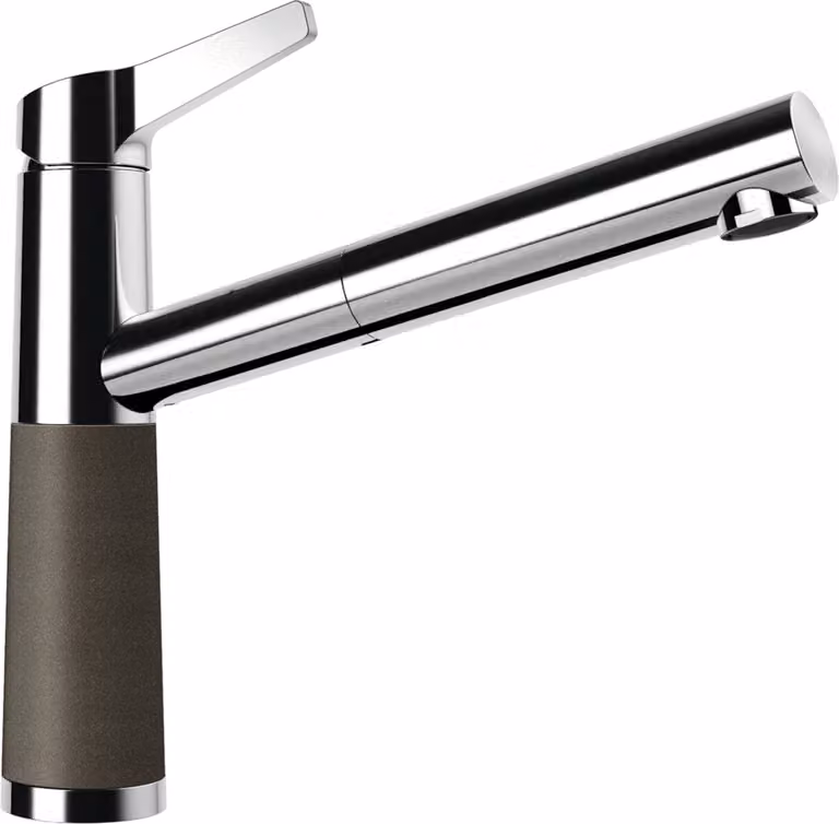Miscelatore a bassa pressione per lavello con doccia Schock Sc-510 bronzo 554123BRO