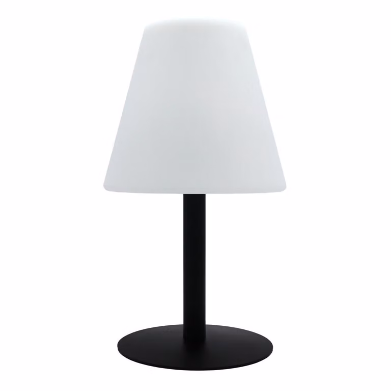 Solar and rechargeable table lamp - LUMISKY - STANDY MINI SOLAR RGB - H36 cm - Dimmable multicolor LED
