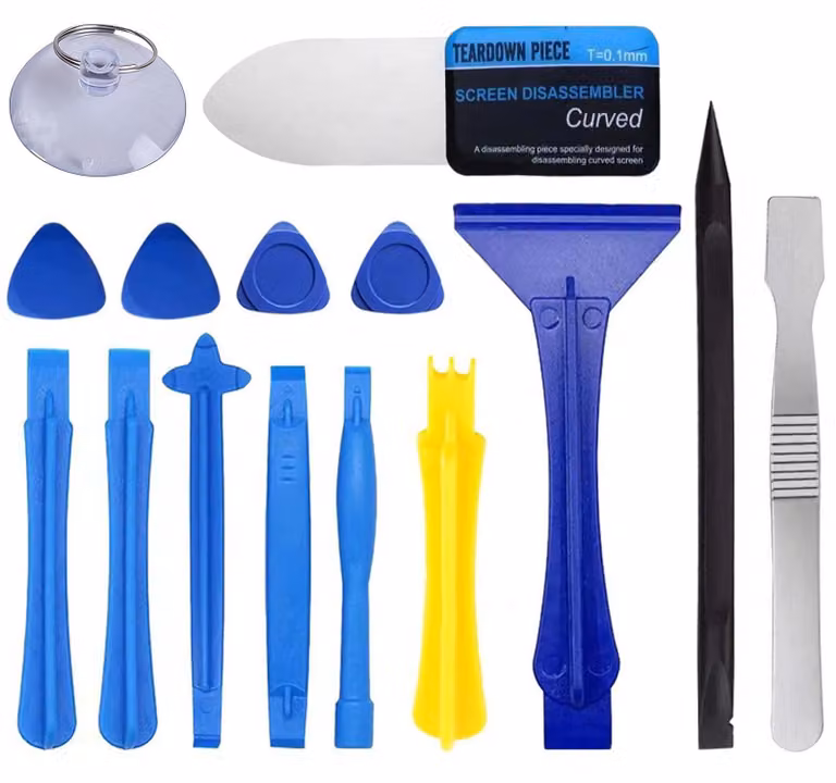 Kit di riparazione per telefoni cellulari da 12 pezzi, set di strumenti professionali