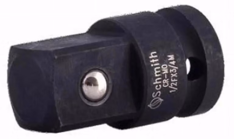 Adattatore riduttore per chiavi a cricchetto Schmith, 3/4" a 1/2", serie PRO, acciaio CrV, per utensili e accessori da officina