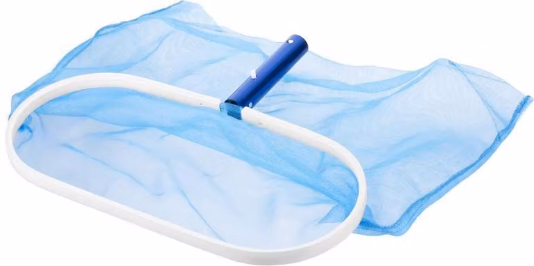 Retino Strend Pro Pool PE, blu, per foglie, telaio in alluminio, senza manico/asta, per piscina, 35,2x43 cm
