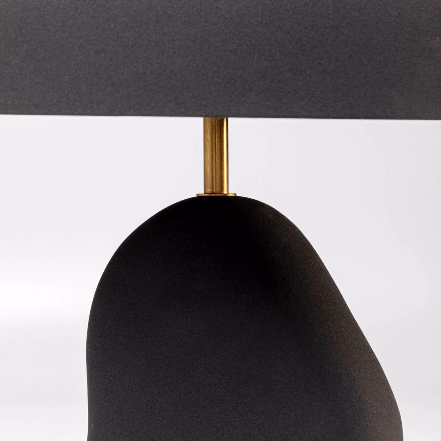 KARE Lampada da tavolo di design Nube, Nero, Soggiorno / Sala da pranzo, Metallo, Lampada da tavolo
