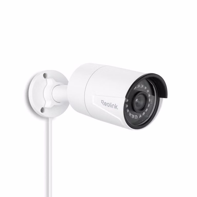 Reolink RLC-510A, telecamera di sorveglianza per esterni 2K+ 5MP PoE, rilevamento persone/auto, time-lapse, visione notturna, impermeabile IP67, registrazione audio