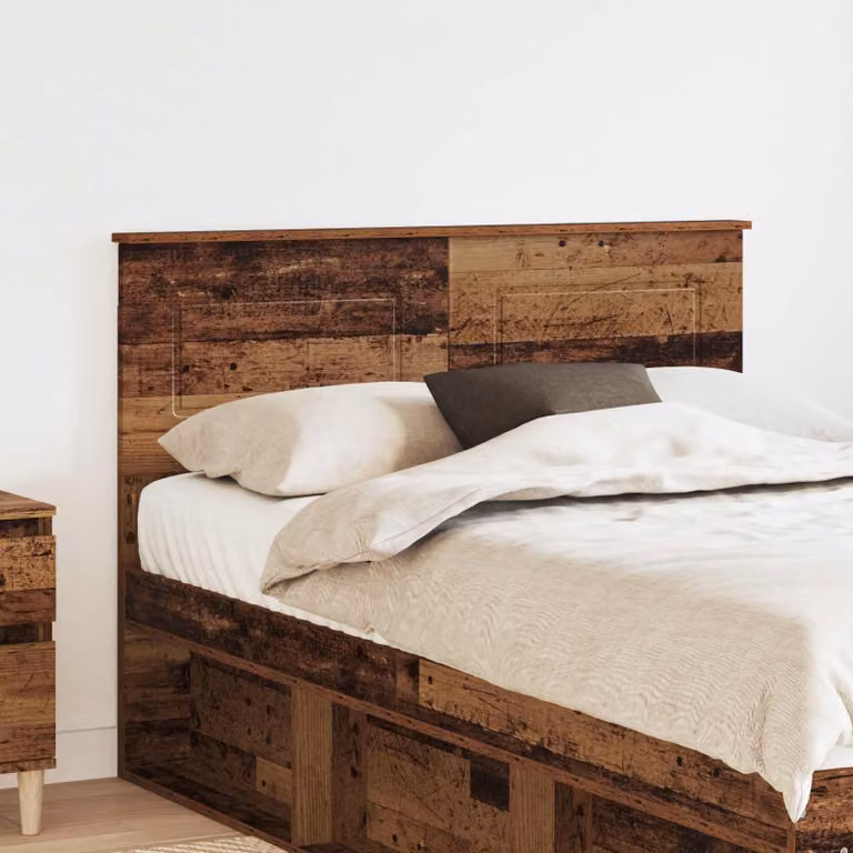 Testiera per letto moderna vidaXL in legno ingegnerizzato color marrone