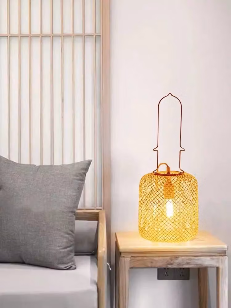 Lampada Asianliving in bambù con fettuccia fatta a mano - Carmen D17xH60cm