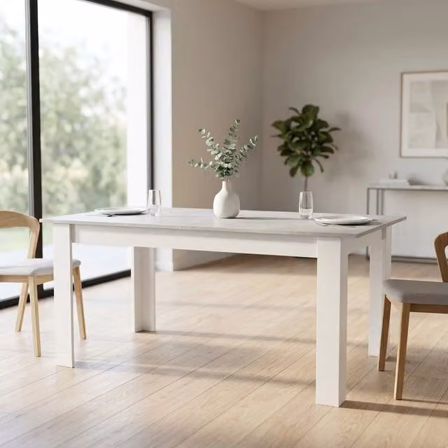 Tavolo da Pranzo Allungabile in Legno Composito FSC cm 160/200x90 - ELI