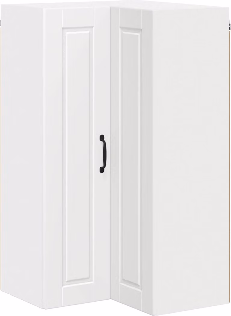 Mobile angolare per parete PORTO Bianco 57 x 57 x 100 cm