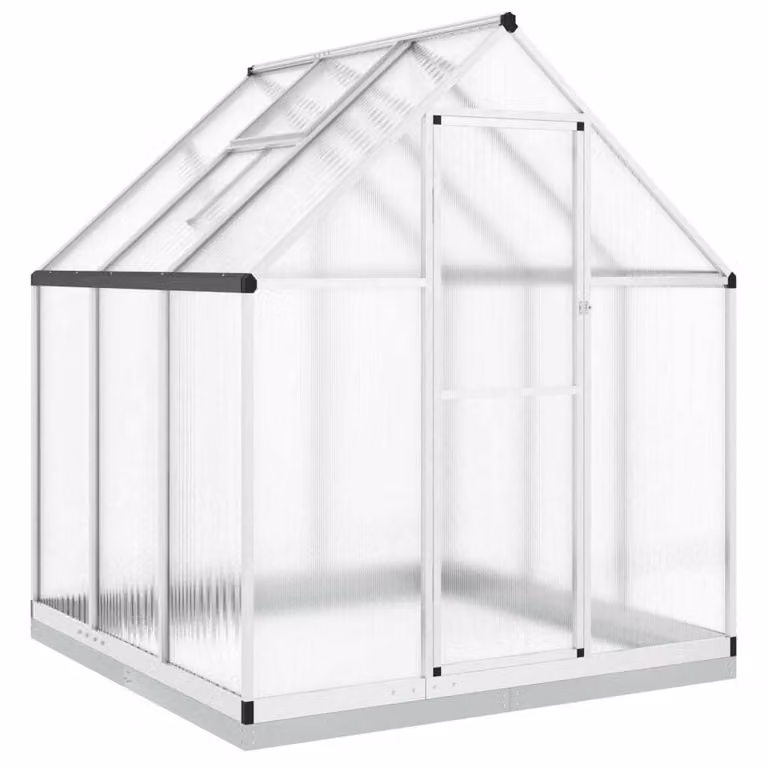 Telaio Serra con Base Argento 169x169x202 cm in Alluminio