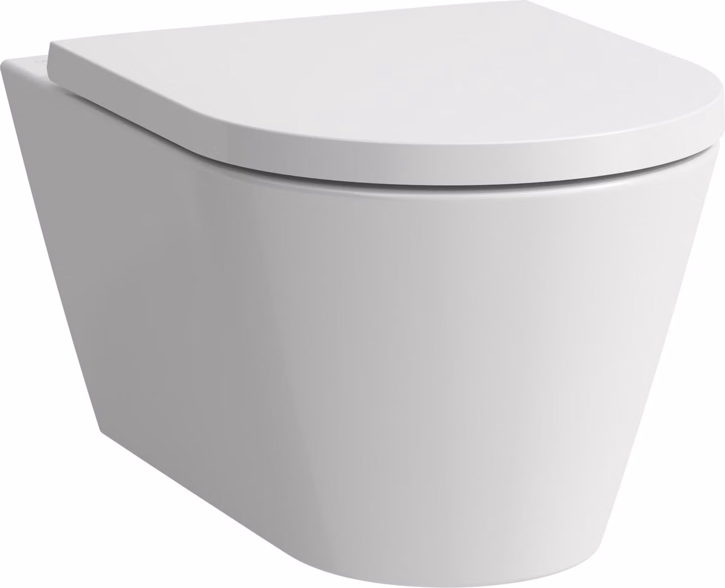 LAUFEN Kartell WC suspendu, chasse deau basse, avec Silent Flush sans rebord, 545x370x355mm, H8213314000001, H8213314000001