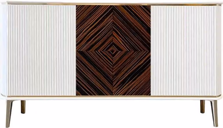 TV Lowboard Luxus Weiß rtv Ständer Wohnzimmer Modern Design Holz Möbel