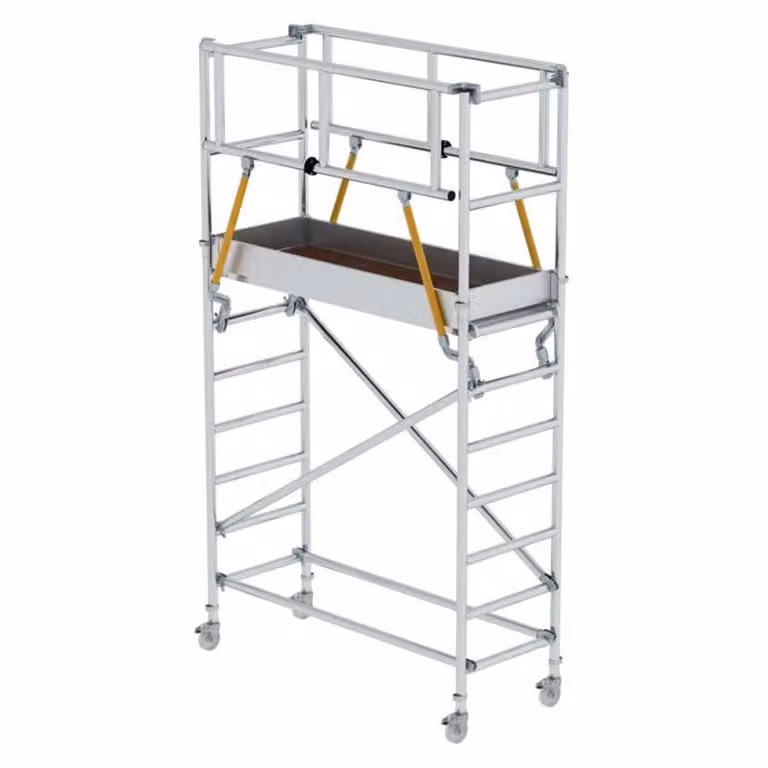 Ponteggio a rotelle standard ML SG 0,75 x 1,80 m, altezza piattaforma 2,10 m