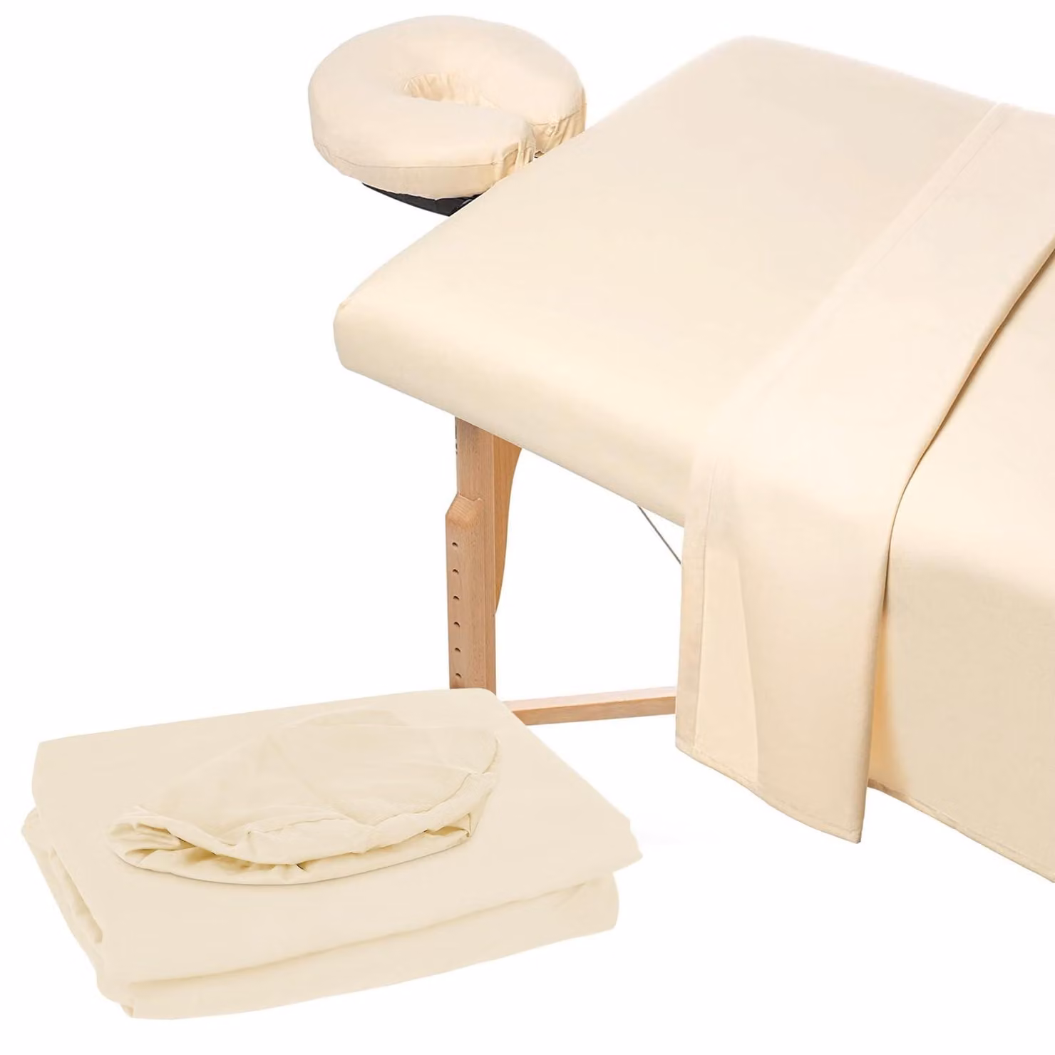Set di lenzuola in microfibra composto da tre pezzi, ideale per lettini da massaggio, completo di lenzuolo con elastico
