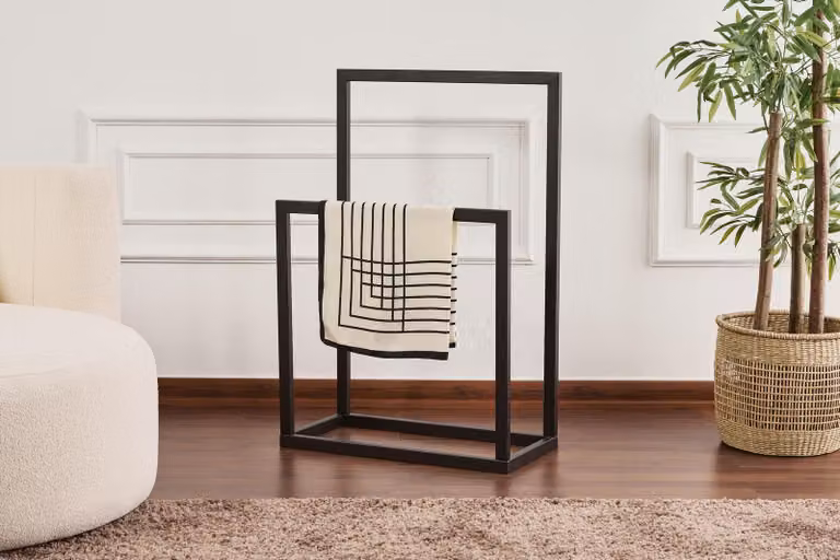 Skye Decor, Ged-032, Stand da sala, Nero, 100% METALLO, 25 x 60 x 90 cm