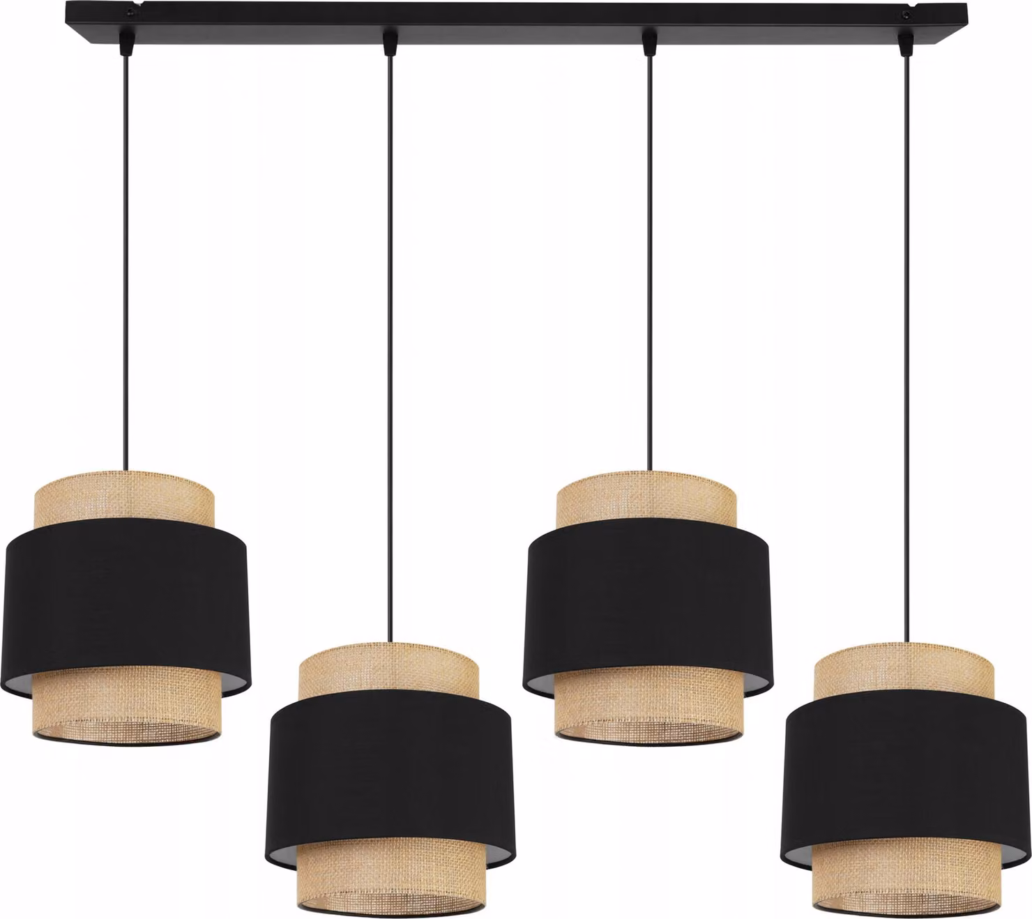 Lampada a sospensione, lampadario da soffitto, paralume, Boho Juta