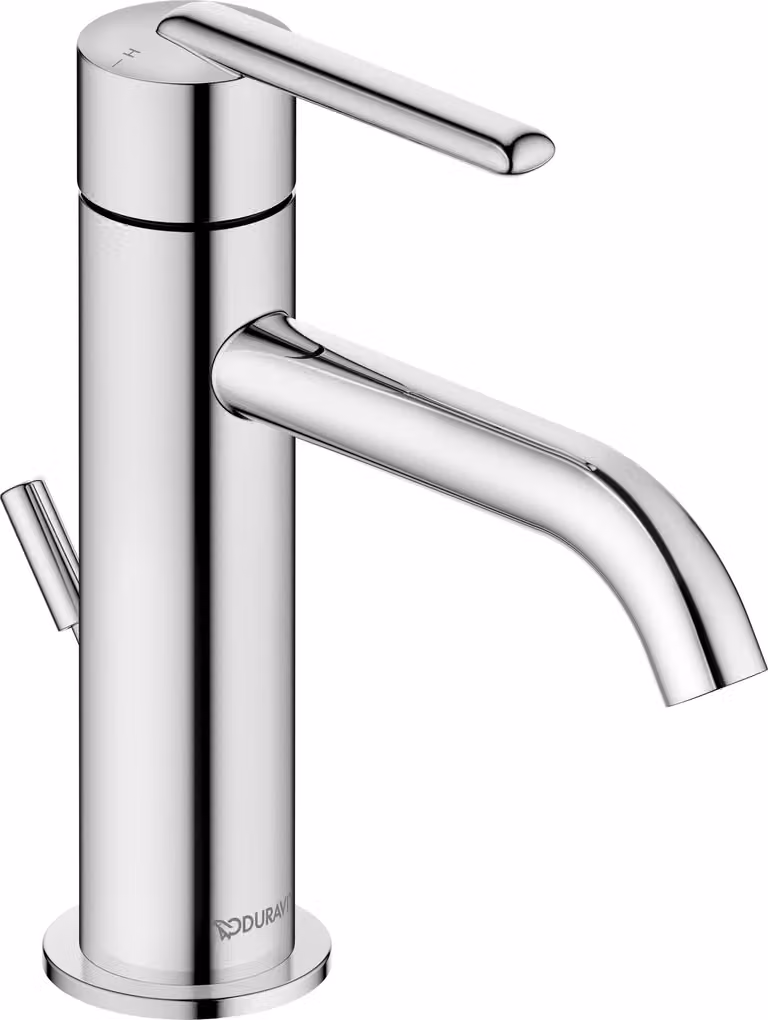 Duravit Balcoon Mitigeur monocommandé pour lavabo S FreshStart et Minusflow, avec vidage à tirette, BA1013001010, BA1013001010